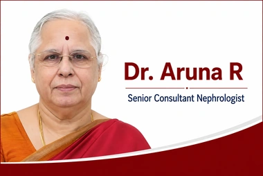 Dr Aruna R Woodlands hospital senior nephrologist