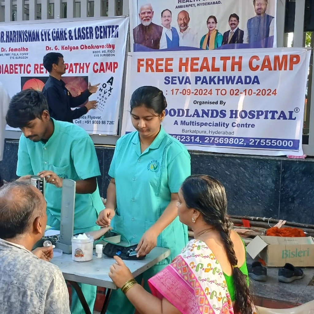 woodlands hospital barkatpura health camp hyderabad