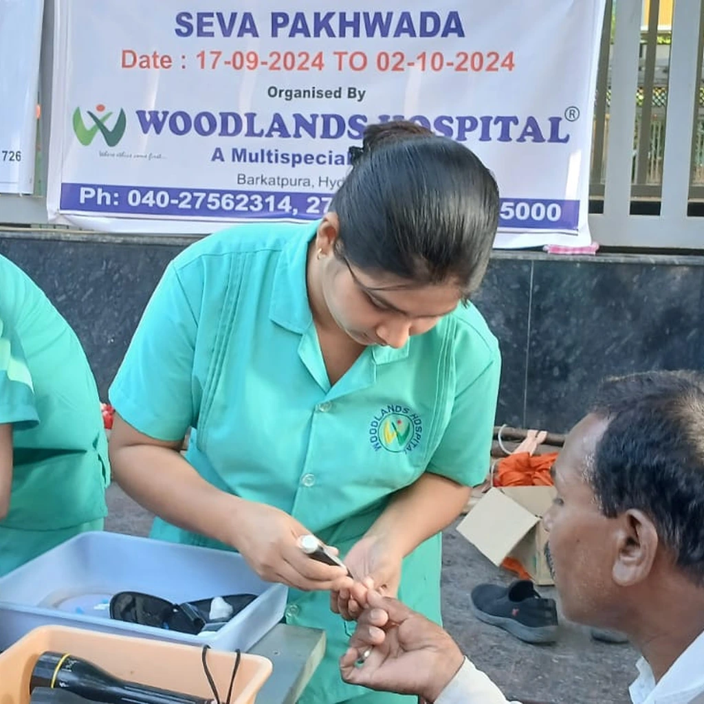 barkatpura woodlands hospital health camp